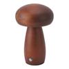 Wood Mushroom Lamp USB Charging Mushroom Table Lamp Touch Control Dimmable Bedside Light for