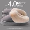 Women's Fleece-Lined Thick-Soled Cotton Slippers - Non-Slip, Warm, Soft-Soled for Autumn/Winter 2025