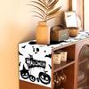 1pc White Black Halloween Table Runner Pumpkin Witch  Pattern Dustproof Durable Tablecloth for Halloween Theme Party Decoration