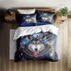 Arctic Wolf Germanic Duvet Cover Set EU Single Double King US Twin Full Queen Size Bed Linen Set