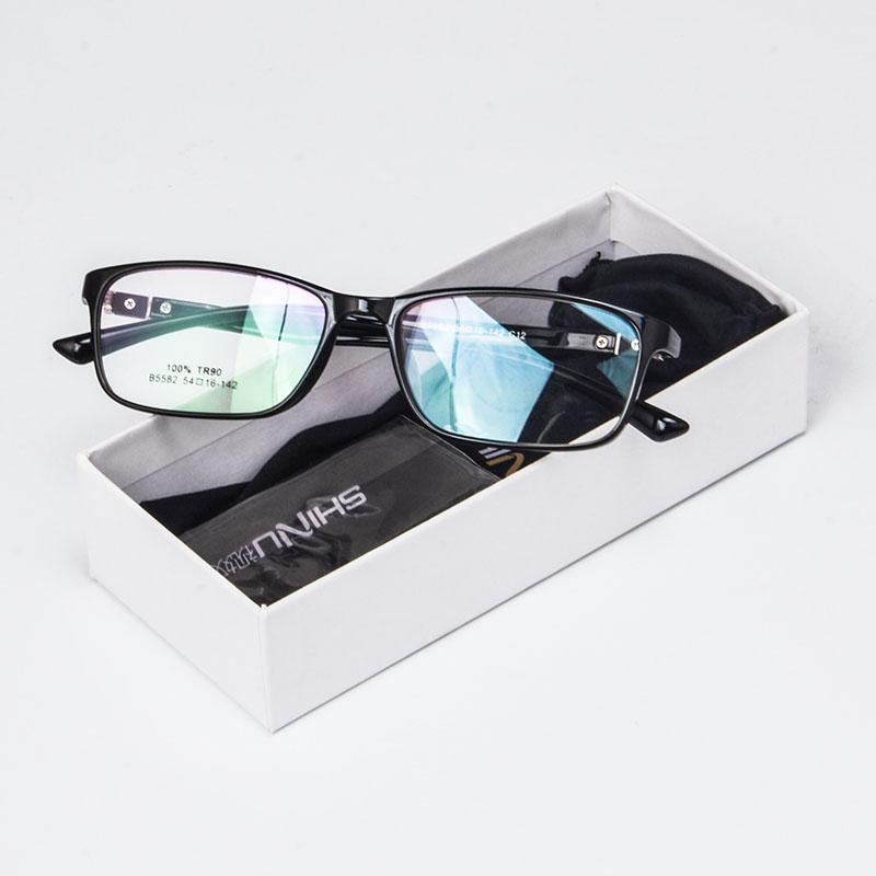 Men Prescription Glasses Square Myopia Prescription Eyeglasses Small Frames Optical Glasses TR90 bluelight eyeglasses