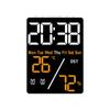 Multifunctional Electronic Alarm Clock with Temperature & Humidity Display 5508