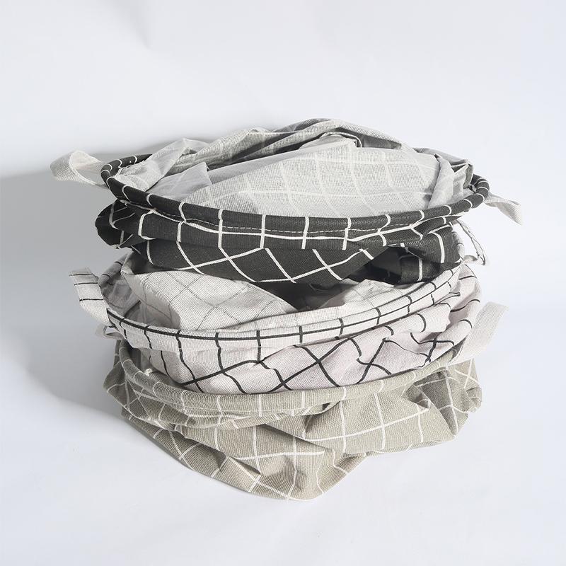 Faltbarer Korb für schmutzige Kleidung, multifunktionaler Aufbewahrungseimer aus Stoff für den Haushalt, Kleinigkeiten, Spielzeug, Kleidung, Organisation, Aufbewahrungsbehälter