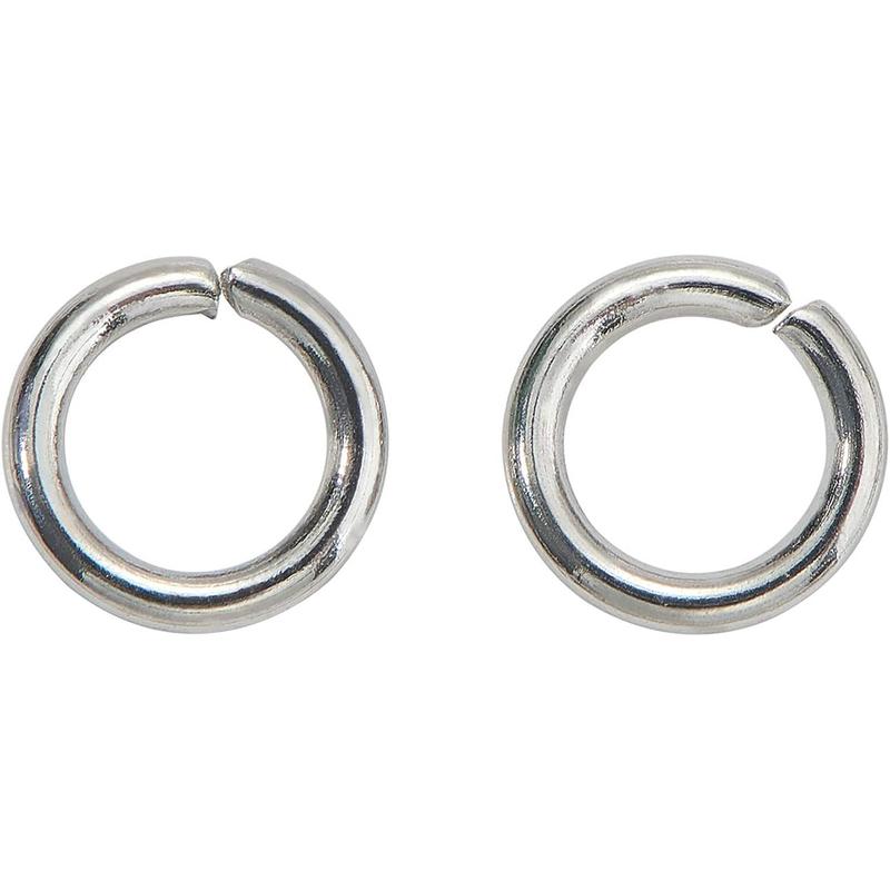 2000Pcs 4/5/6/7/8/9/10mm Stainless Steel Open Jump Rings Strong Split Ring Connectors for Necklace Bracelet Jewelry Accessories