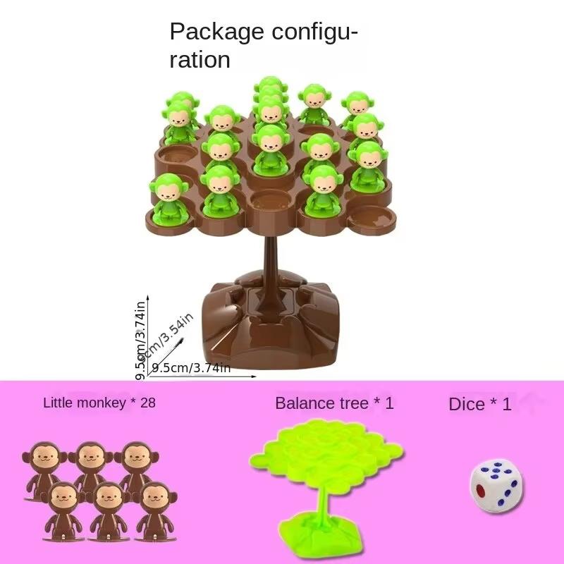 Kreatywna zabawka do równoważenia drzewa, cyfrowa małpka, waga edukacyjna, gra planszowa z liczbami, zabawki edukacyjne dla dzieci, zabawka matematyczna Montessori