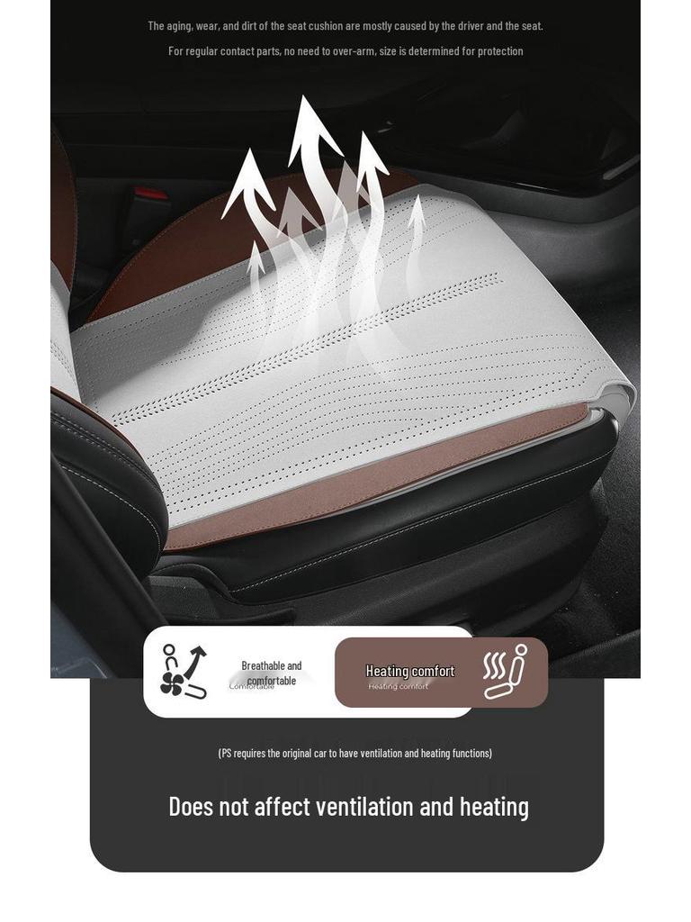 BYD Song PLUS Universal Suede Car Seat Cushion—Four Seasons