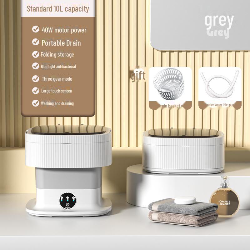 Portable Mini Washing Machine: Compact, Automatic Washer & Dryer for Dorms and Baby Clothes