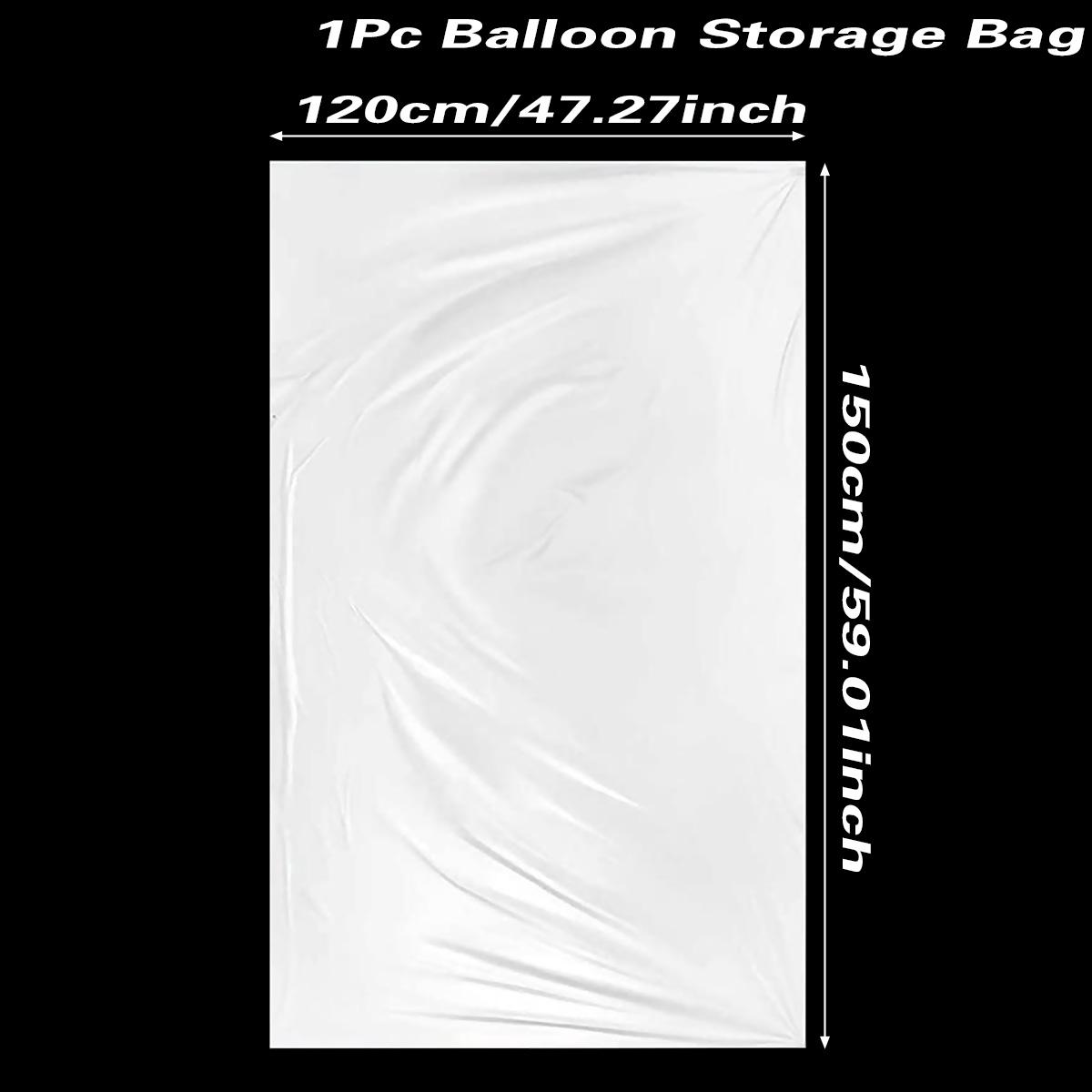 

1 шт. Мешок для хранения воздушных шаров 1,2X1,5 м Большой пластиковый мешок Инструмент для транспортировки Воздушный шар Прозрачный мешок для хранения елки для утилизации Other