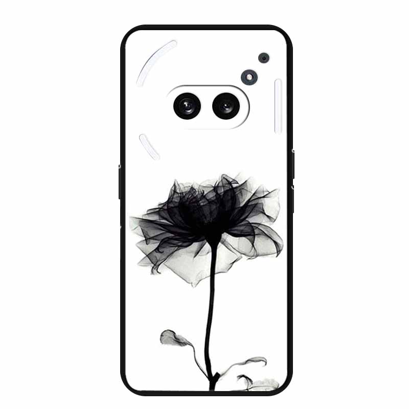 

For Nothing Phone 2A Plus Case 2 A Phone2A Coque Shockproof Black Silicone Soft Back Cover For Nothing Phone 3A 3 A Case Phone3A Nothing Phone 2A