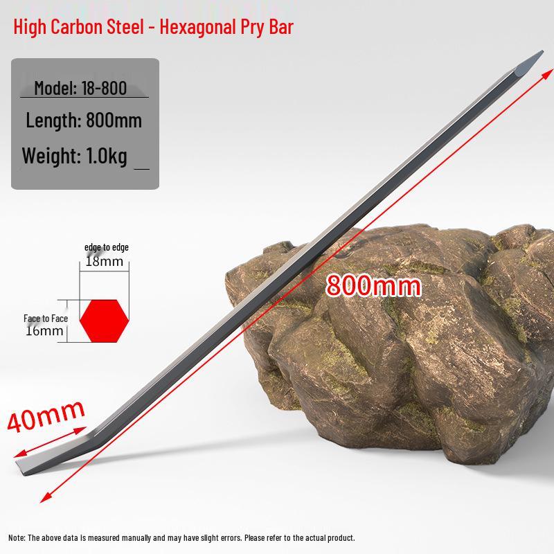 Multifunctional Heavy-Duty Steel Pry Bar with Free Shipping