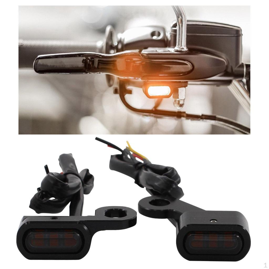 1 Pair Motorcycle LED Turn Signal Indicator Blinker Running Light Lamp Fit for 2004 883 1200