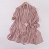 Fashion Crinkled Shimmering Star Rhinestone Long Scarf For Women