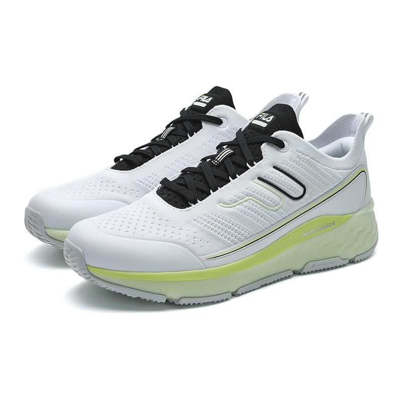 New FILA MIND 7 Shock Absorbers With Slip Resistant And Abrasion Resistant Properties Low Top Running Shoes Men's White A12M421804FWT