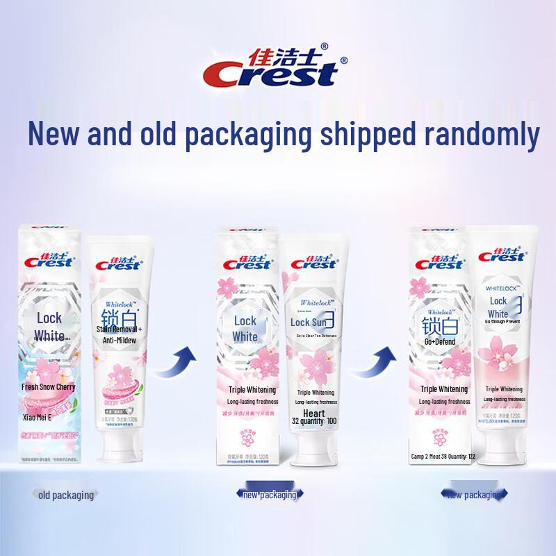 Crest Dual-Color Whitening Toothpaste