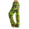 Pajama Pants Sleepwear Casual Drawstring Elastic Waist Pants Comfy Straight Yoga Loose Trousers
