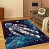Cartoon Astronaut Universe Spaceman Outer Space Carpet Rug for Bedroom Living Room Sofa Playroom Doormat Home Decor,kid Non-slip