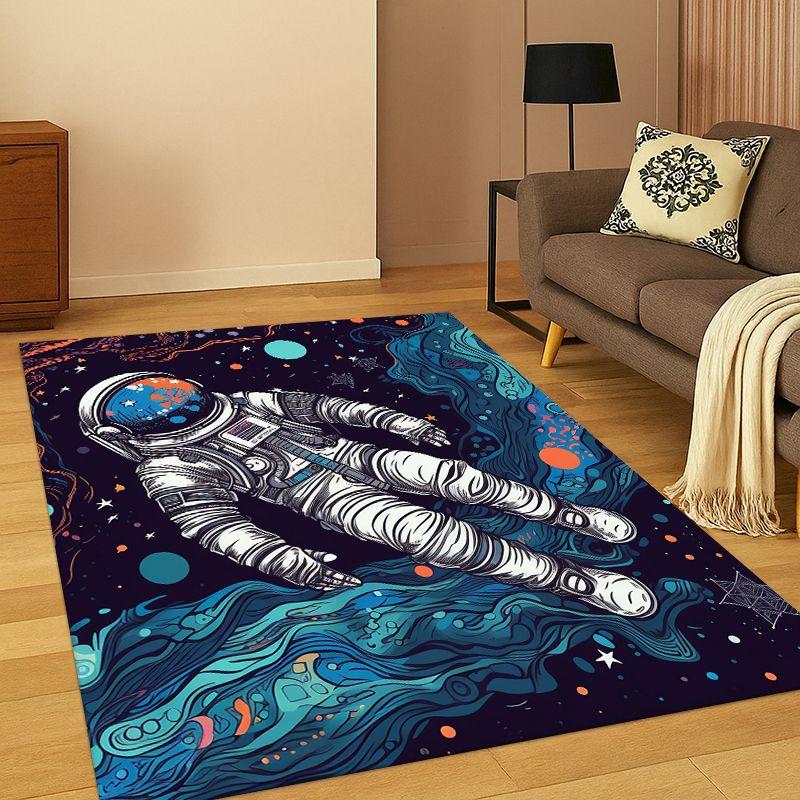 

Cartoon Astronaut Universe Spaceman Outer Space Carpet Rug for Bedroom Living Room Sofa Playroom Doormat Home Decor,kid Non-slip 40cm x 60cm