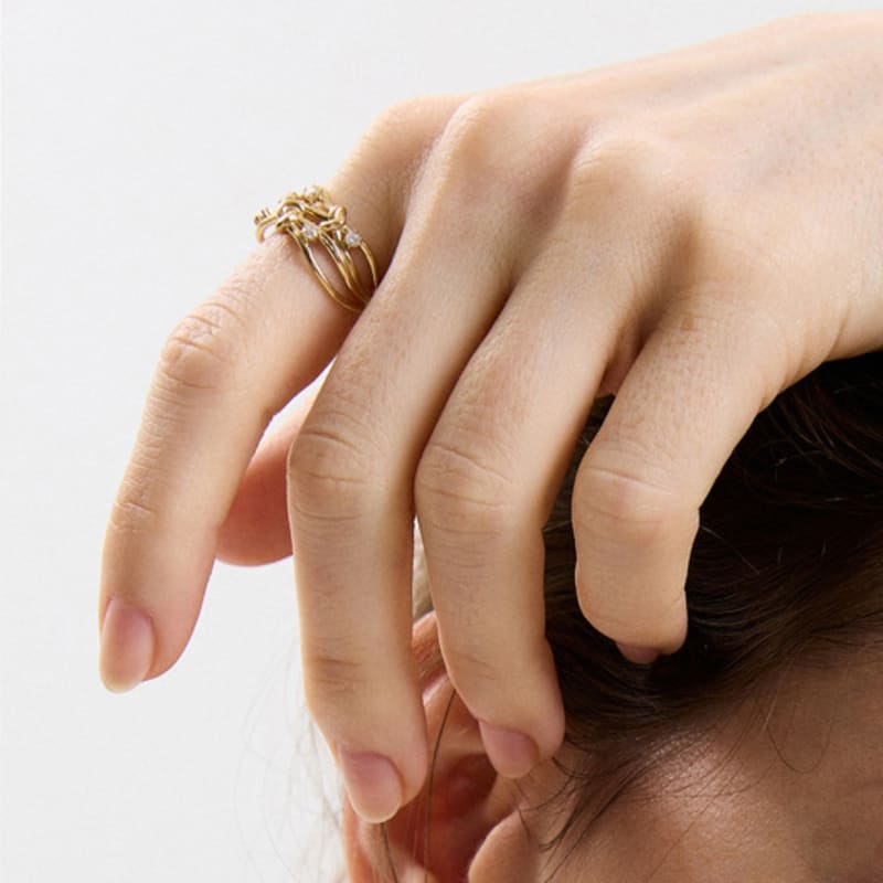 ahjeong KNOT _CR. GOLD