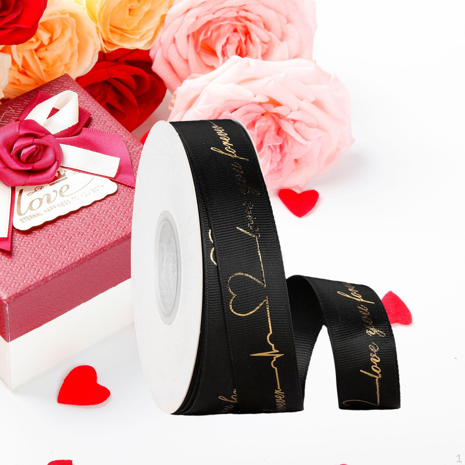 

Лента в форме сердца для творчества и упаковки подарков на День святого Валентина чёрный