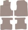 Beige Velour Floor Mats For: Honda CR-V III SUV (2006-2011)