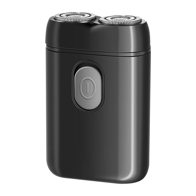 New shaver mini shaver electric rechargeable men's portable LCD razor double head two head beard knife