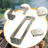 Foldable Stand Ice Box Holder Trash Bag Bracket Versatile Storage Bin Luggage Rack for Fishing