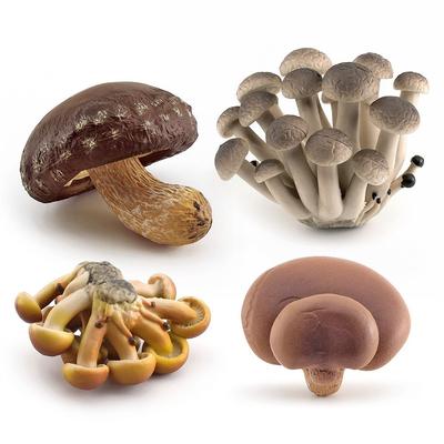 Simulatsioon Seene Figuurid Aia Dekoratsioon Mini Seened Matsutake Auster Maastik Miniatuurid DIY Foto Rekvisiidid