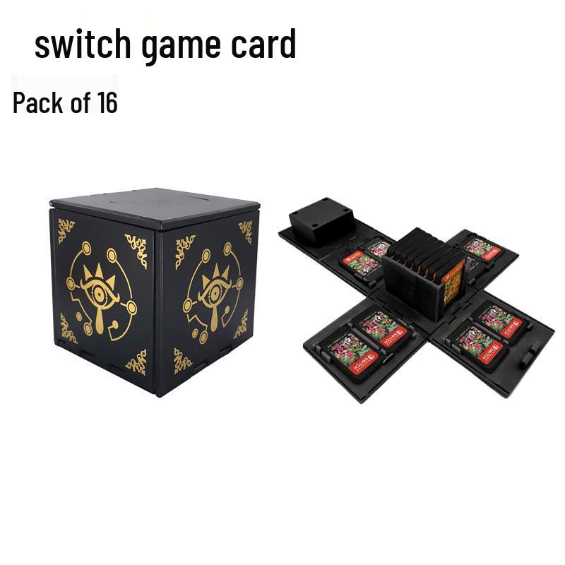 Switch OLED Console Game Card Storage Case - Large Capacity Folding Cartridge Holder