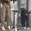 BITCED Women's Versatile Casual Fashion Thickened Long-Sleeved Hoodie and Trousers Two-Piece Set