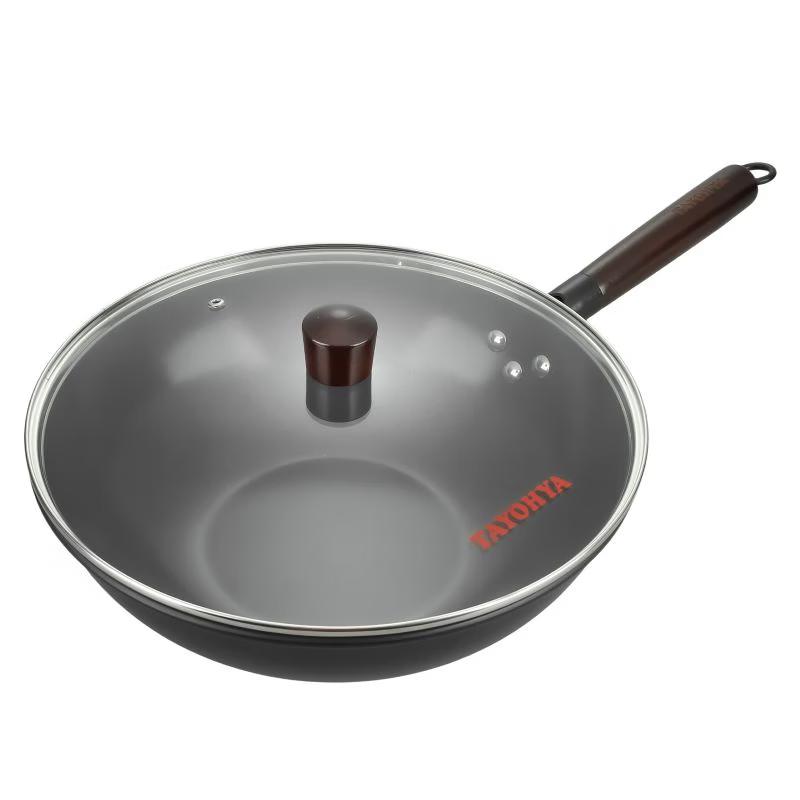 Tayohya Gold Dot Titanium Ceramic Non-stick Wok