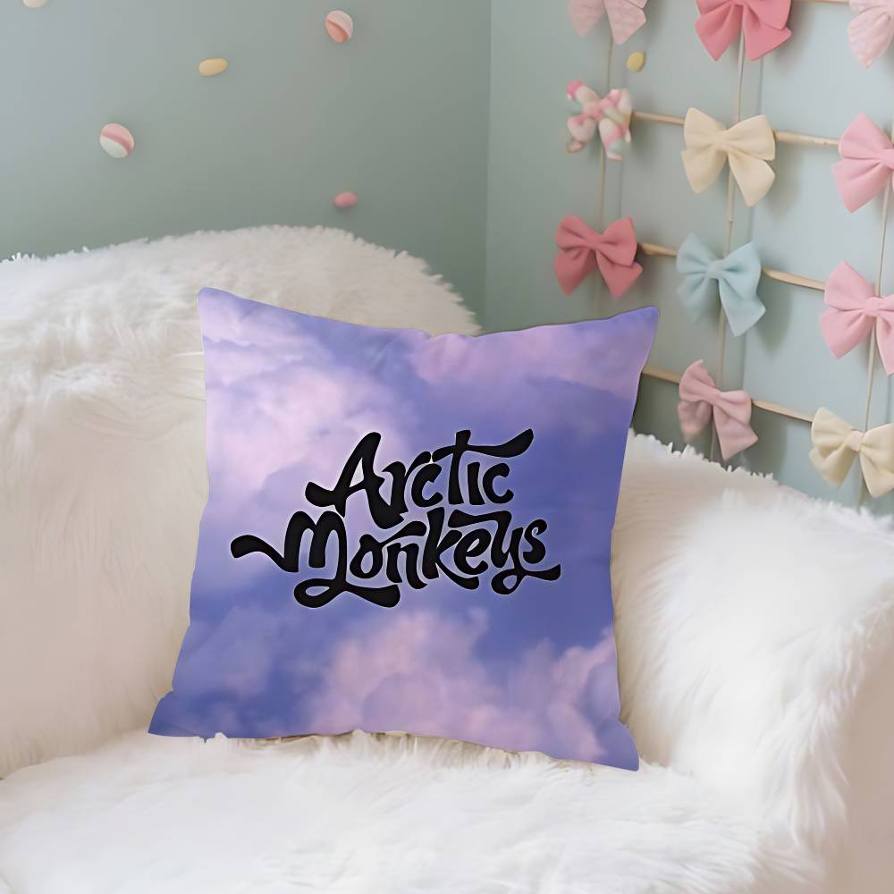A-Arctic M-Monkeys Band Kissenbezug Dekokissenbezug Nordischer Vintage-Stil Kissenbezüge Zuhause Wohnzimmer Sofa Couch Sitz
