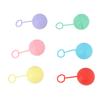 6 Pcs Reusable Water Balloons with Pull Ring Multi Color Water Splash Ball Silicone Water Ball Toys for Children