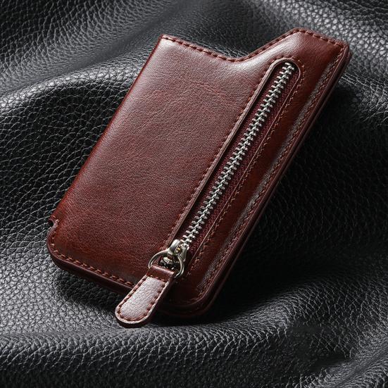 Phone Card Holder Magnetic Snap Detachable Multifunctional Self-adhesive Non-slip Smartphone Stand Zipper Closure