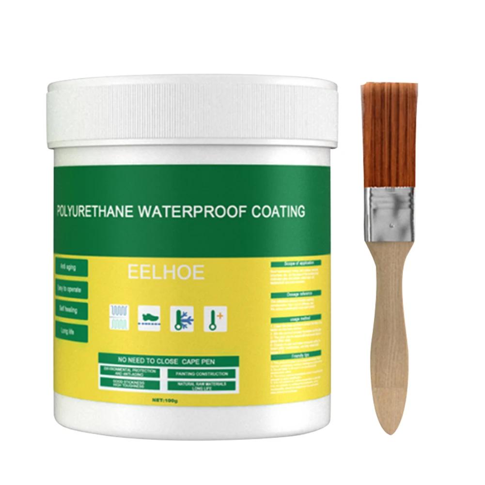 30/100g/300g Waterproof Agent Bathroom Toilet Anti-leak Invisible Paste Sealant Leak-trapping Repair Tools with Brush for Wall