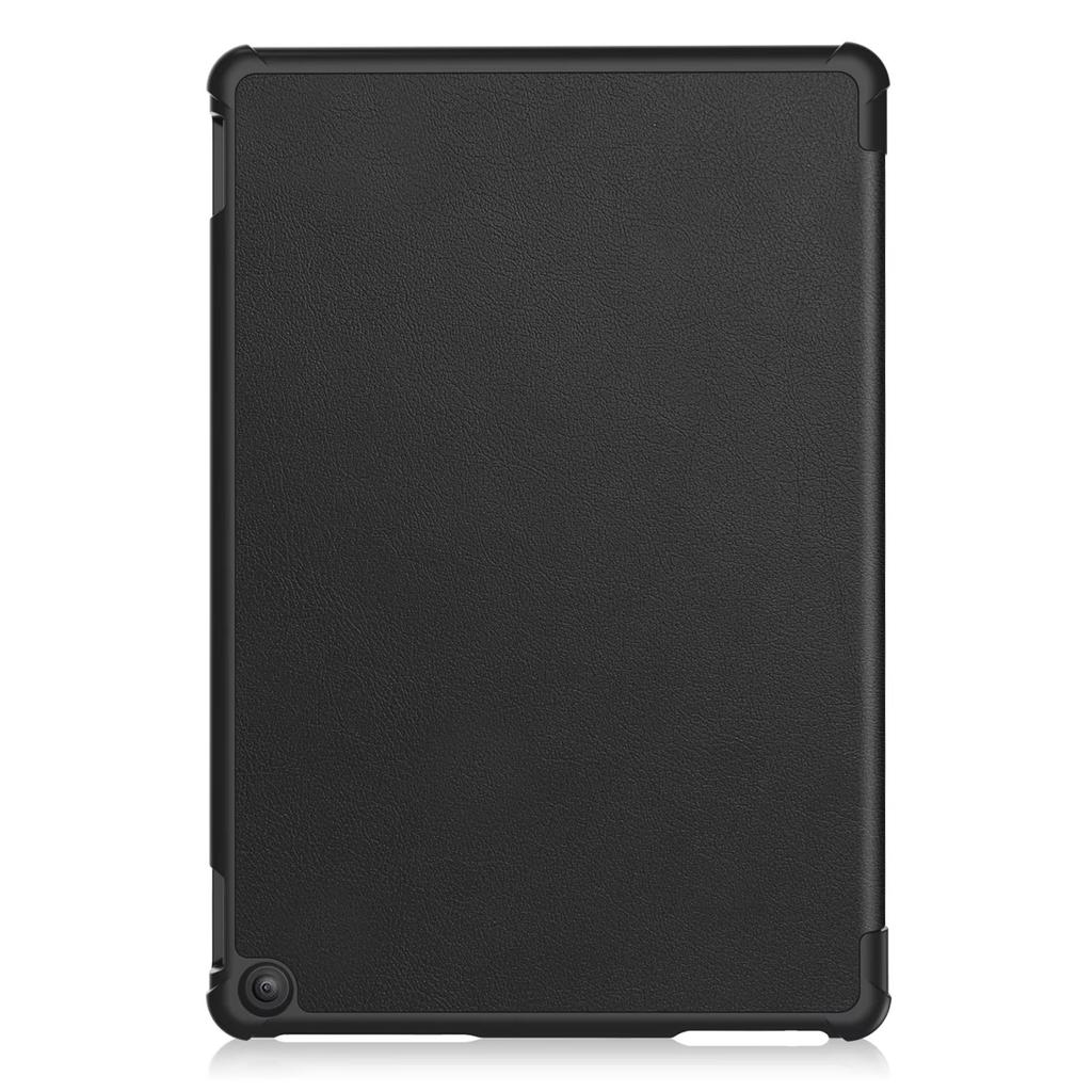 PU Leather Trifold Stand Cover Auto Wake/Sleep Folding Stand Folio Cover Shockproof Cover with Bracket for Fire Tablet 10 2025