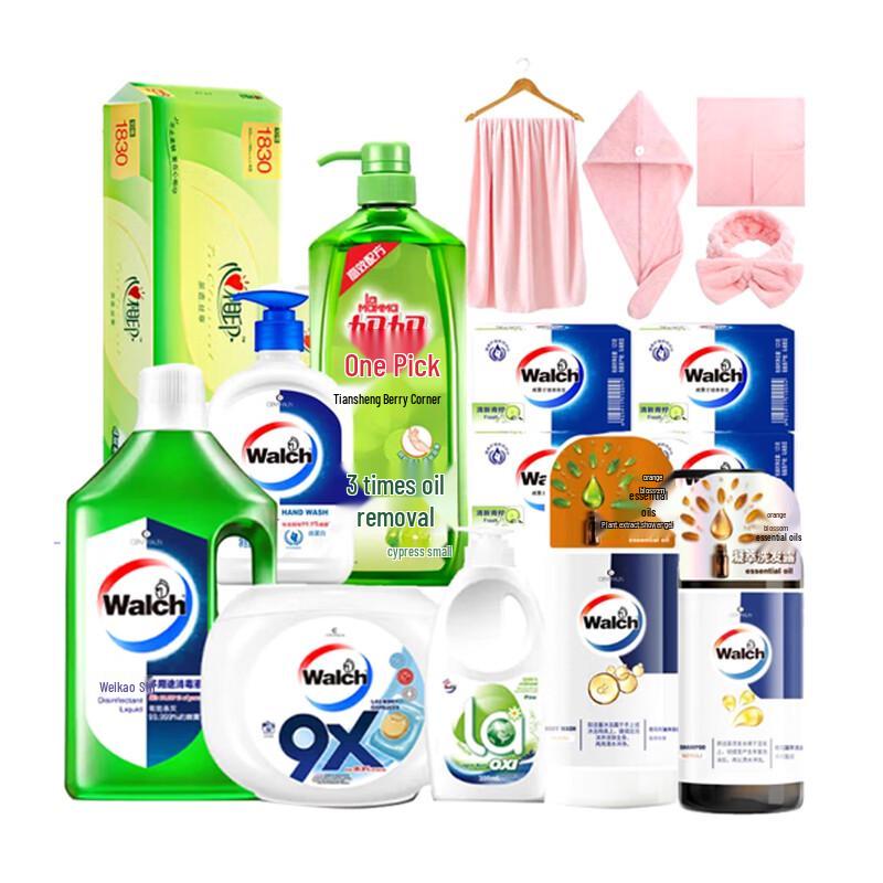 Walch Oil Control Fluffy Silky Smooth Shampoo Set WLS30001