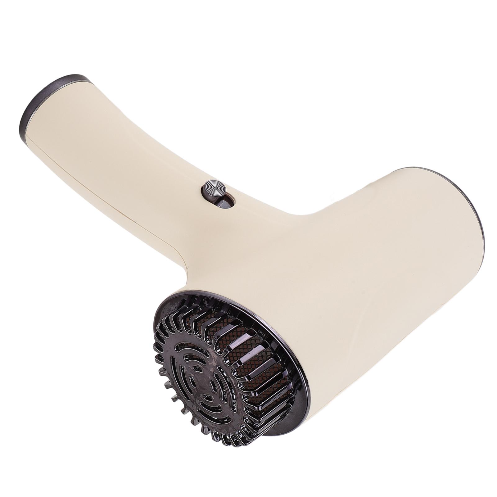 

Фен с отрицательными ионами ABS, тихий портативный фен для волос с горячим и холодным ветром для дома, путешествий, общежития белый