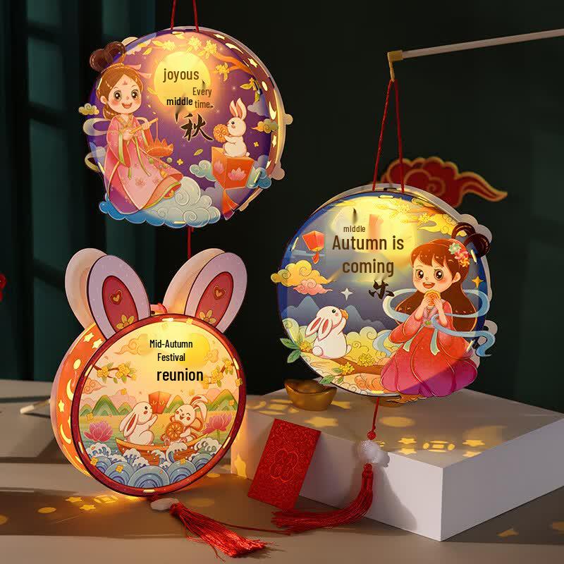 Mid-Autumn Festival Rabbit DIY LED Lantern Kit