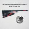 Shock-resistant Magnetic Phillips Screwdriver Bits with Anti-slip Teeth