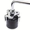 Universal Adjustable Oil Filter Wrench From 2-1/2 inch to 4.5 inch Oil Filter Wrench Tool Set With 3 Jaw Uninstall Removal Key