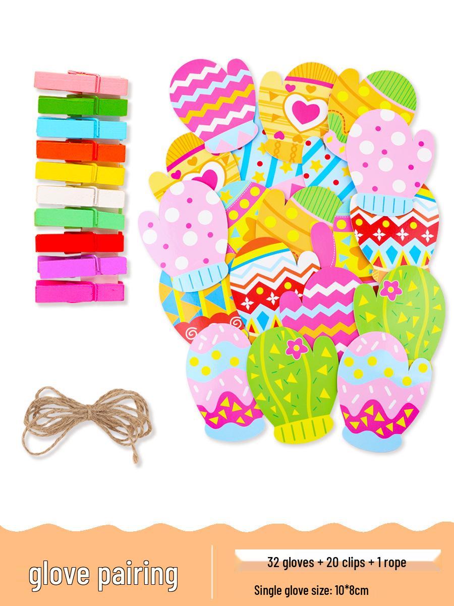 

Детский пазл на сопоставление носков для раннего развития