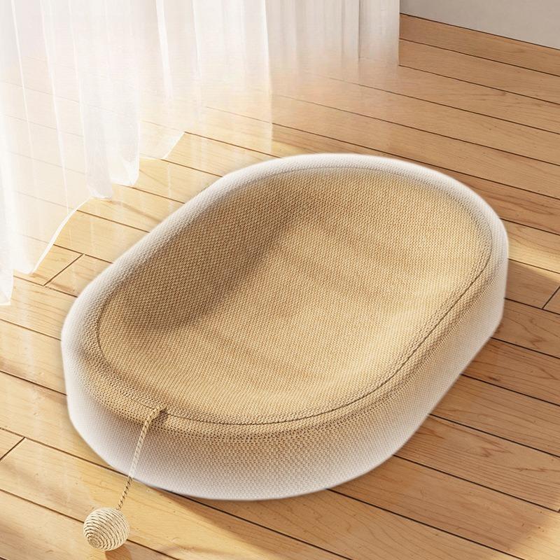 Sisal Katzenkratzbrett Katzennest ist integriert, Verschleißfest Universell in allen Jahreszeiten, Übergroß und kratzfest Haustierprodukte