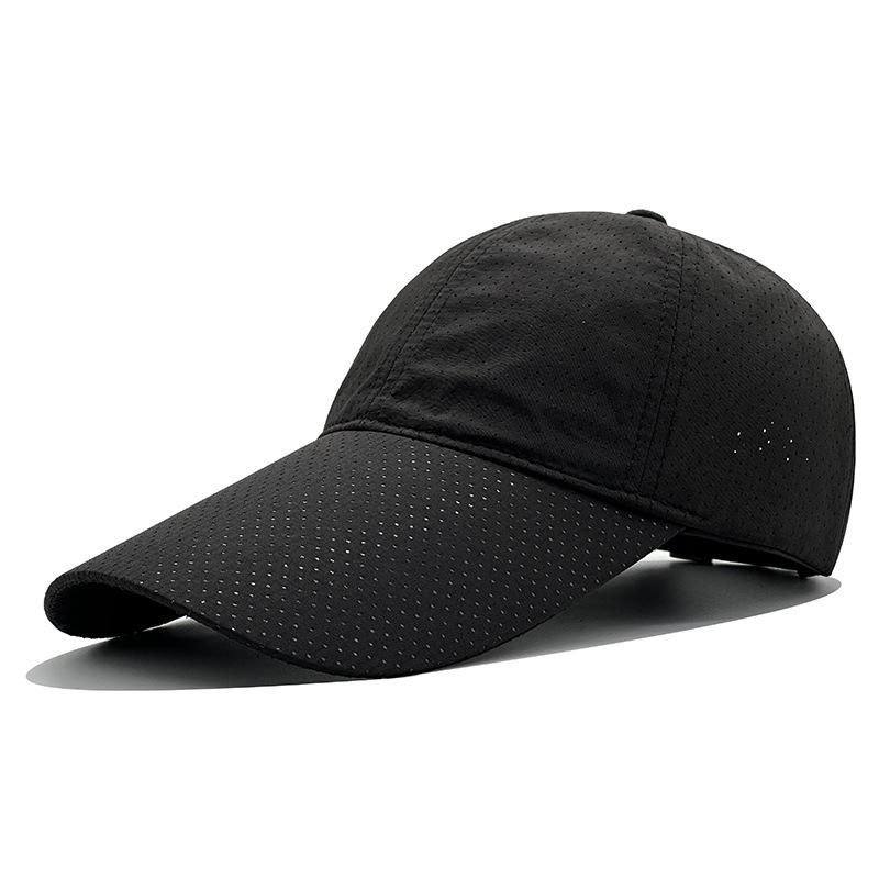 YIRAN Dayang hat 65cm Grote Maat Extra Lange Klep Baseballpet Zomer Buiten Sneldrogende Vissershoed Grote Maat Mesh Zonbescherming Ademende Pet 59-65cm