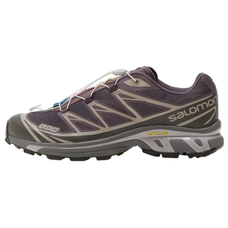 SALOMON Xt-6 Mesh Non-Slip Durable Low-Top Outdoor Functional Shoes Men Shoes Purple 471363