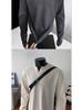 Men's High-End Jacquard Hoodie: Wrinkled Waffle Knit Long Sleeve T-Shirt with Elastic Padded Shoulders