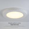 Retro French Ceiling Light: Modern Minimalist Plaster Relief for Luxury Bedrooms