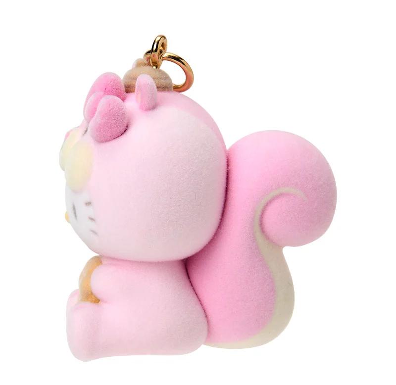 Sanrio Hello Kitty Keychain (Fluffy Squirrel) Japan NEW Sanrio Characters