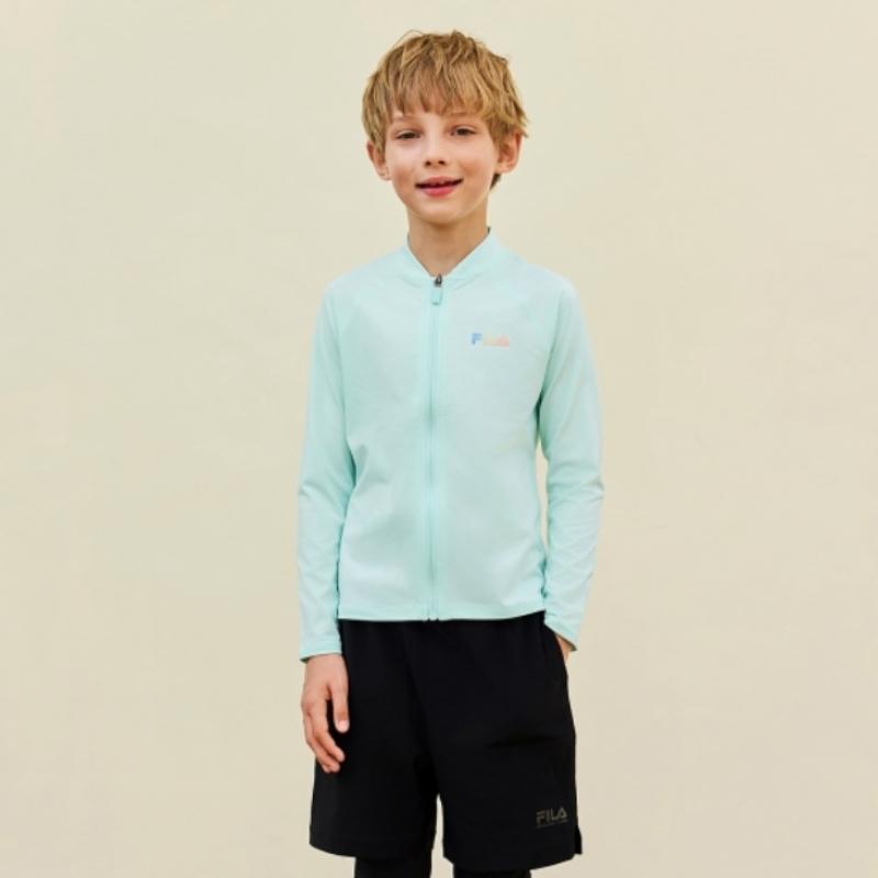 [fila Kids] Aqua Zip Up Rash Guard  Fk2rtf2a02x Pmi  q0zFk2rtf2a02xPmi