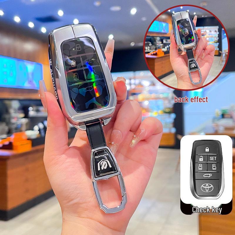 Toyota Sienna Key Case: Compatible with 24 Models, Granvia, Alphard, Vellfire Metal Shell Buckle