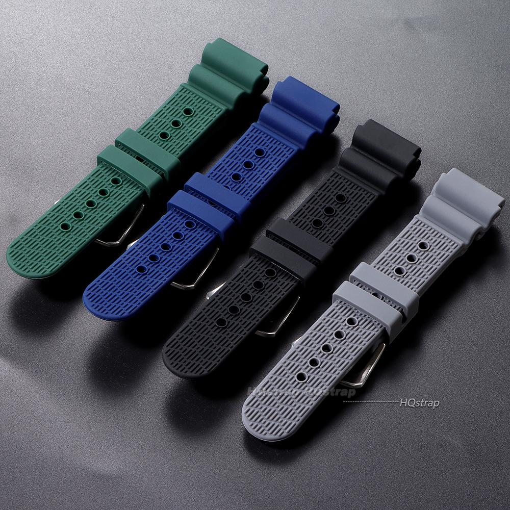 20mm 22mm Silicone Strap for Seiko SKX007 SKX009 Watchband Sports Water Resistant Strap Men Woman Universal Strap Soft Wristbelt